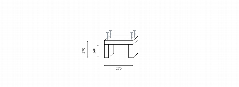 2×4階段作り工程　2段目4段目部材